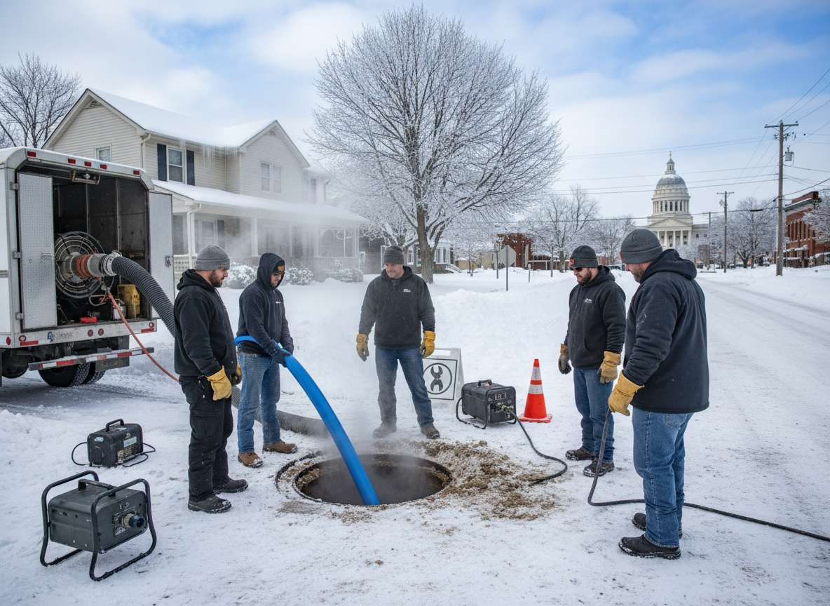 Trenchless Pipe Repair After Winter Freezes in Paducah