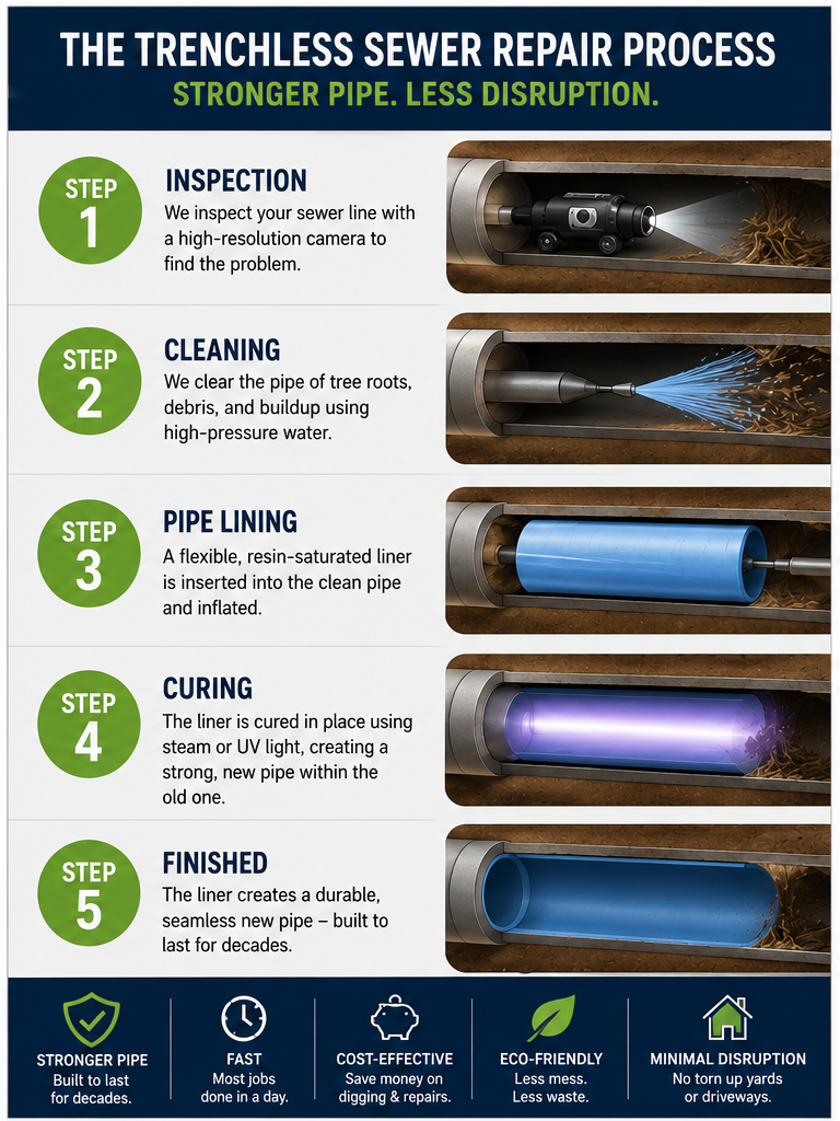 pipe repair in Sewer Pipe Repair in Downtown Paducah